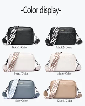 2023 Дамски чанти-незабавни посланици от естествена кожа на рамото си, луксозни обикновена кожени чанти, дамски чанти-тоут, малка квадратна чанта