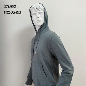 AL6169 RockCanRoll Супер качествен тежък дебел пуловер с дълъг ръкав, мъжки удобна гъвкава hoody от памук, с тегло 400 г 14,1 oz