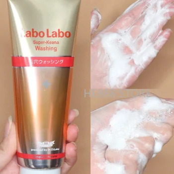 Japan Labo Super Keana Аминокислотное почистващо средство за лице 120 г с контрол на масло за Дълбоко почистване Стесняване на порите Премахване на черни точки Грижа за кожата