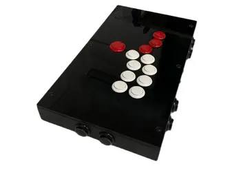 Всички бутони Аркаден джойстик в стил Hitbox, гейм контролер Fight Стик за PS4/PS3/PC Sanwa OBSF-24 30