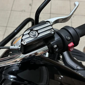 Защита за преден/заден спирачен бачка мотоциклет, маслена помпа на съединителя, защитно покритие за BMW R18 100 години R 18 B /Класически /Трансконтинентални