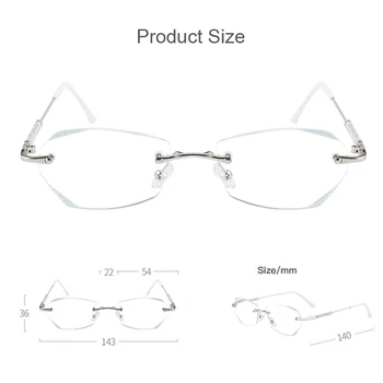 Нови Модни Дамски Очила За четене Със Синя Светлина Унисекс, Дамски Очила За Далекогледство, Оптични Очила за удар от далечно разстояние, Диоптър От 0 до + 4,0