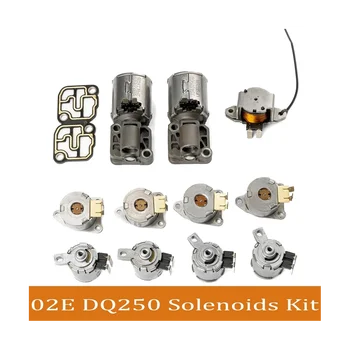 02E DQ250 6-ступенчатые комплекти соленоидов клапани на трансмисията 02E325025AJ 02E321371E за A3 Q3 Golf