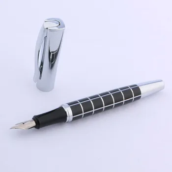 051 метална черна линейна шахматната дъска, със средна писалка писалка