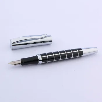 051 метална черна линейна шахматната дъска, със средна писалка писалка