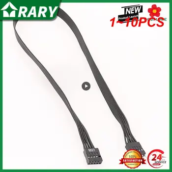 1-10 бр. дънна платка 9Pin USB 2.0 удължителен кабел Dupont кабел за предаване на данни кабел за кабелна линия 30 см за КОМПЮТЪР DIY