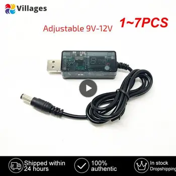 1-7 бр. към кабел захранване dc, универсално гнездо USB към конектора на постоянен ток, зарядното кабел, включете в контакта захранващия кабел, адаптер за рутер, мини-вентилятору, динамика