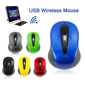 1 ~ 5ШТ 2.4 Ghz Безжична Мишка с USB, 800 dpi Мишка Компютърна Ергономична Мини Оптична Mause Безжична Мишка За КОМПЮТЪР, Лаптоп, Лаптоп Мишка
