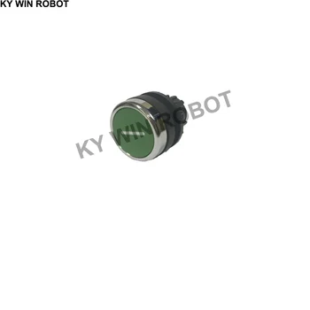 1 бр./лот A22-RD-11 бутон превключвател, глава за да се вълни, самоустанавливающийся зелен странично капачката