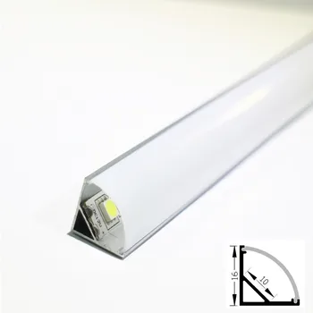 10-100 бр DHL1m led лента алуминиев профил за 10 мм печатна платка 5050 5630 корпус led лента алуминиева канал с муфа капак и скоби