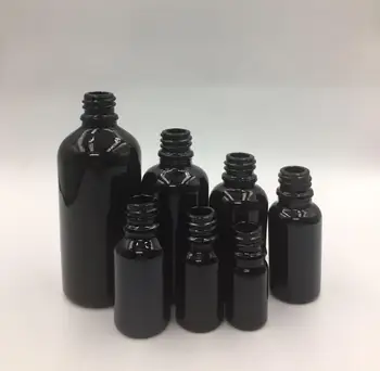 10 мл черна стъклена бутилка етерично масло течната суроватка интегрирана краен за възстановяване на гел серум течна козметична опаковка за грижа за кожата