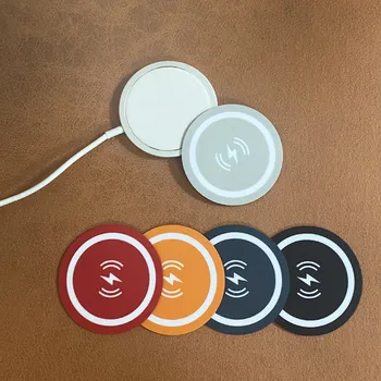 100 бр. цветни метални пластинчатых дискове за безжично зарядно устройство, магнитна плоча, диск за автомобил на притежателя на безжичен мобилен телефон, лист