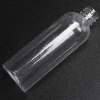 100ШТ 100 Мл Прозрачен пластмасов спрей парфюм, мини-малко празни спрей бутилка, бутилка за многократна употреба, набор от пътни бутилки