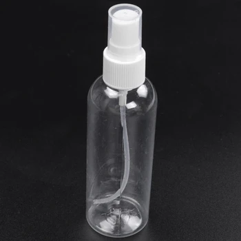 100ШТ 100 Мл Прозрачен пластмасов спрей парфюм, мини-малко празни спрей бутилка, бутилка за многократна употреба, набор от пътни бутилки