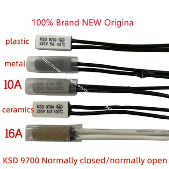 2 бр./лот KSD9700 превключвател на температурата KSD9700 термовыключатель термозащиты 5A металлокерамика нормално затворен за 15 ~ 170 градуса.