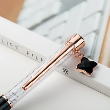 200 бр./лот DHL безплатна доставка 2019 креативна метална дръжка кристален писалка метална химикалка писалка рекламна писалка диамантена дръжка потребителски лого