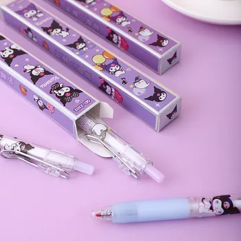 2023 Гел писалка Sanrio Аниме Kawai Куроми Гел писалка Офис детски ученически пособия Студентски канцеларски материали на Едро Cartoony метална скоба за химикалки