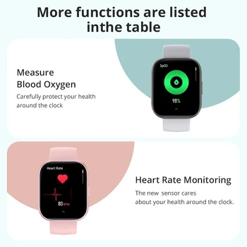 2023 Нов прием на смарт часовници гривна Mujer за мъже P68 Bluetooth обадете на кислород в кръвта, скованост на кръвното налягане, спортен фитнес-тракер