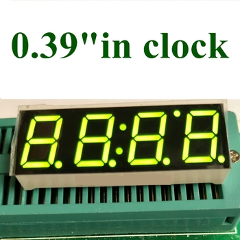 20PCS 7-сегментен Дисплей Afficheur 4 цифри LED Часовници 7-Сегментен Дисплей с 0.39 инча с общ анод 4 цифрови часови сегмент 0,39 зелен цвят