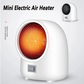 220 В Мини електрически воздухонагреватель, мощен, топъл вентилатор, бърз нагревател, USB тенис на електрически нагревател за дома, хотели, офис