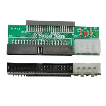 3,5-инчов IDE конектор за 2,5-инчов IDE-конвертор на твърдия диск 44pin на 40pin Адаптер За карти на твърдия диск
