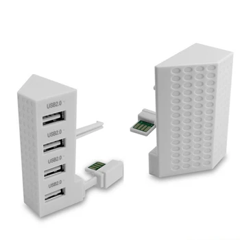 4 порта USB 2.0 адаптер USB-хъб сплитер удължителен кабел адаптер за игралната конзола Xbox One S за аксесоари USB порта