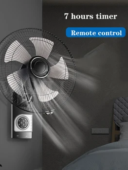 55 W 220 В 16-инчов стенен вентилатор, люлее домакинството на вентилатора за охлаждане, 3-високоскоростен електрически регулируеми вентилатор за хола с ниско ниво на шум