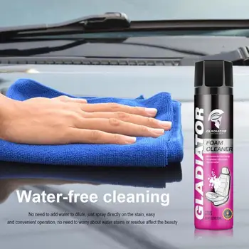 650 мл многофункционална почистваща спрей за таван на купето на автомобил, почистване на кожени седалки, домакински пеноочиститель