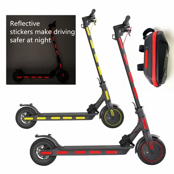 ABELHA нова черно-червена чанта за електрически скутери, аксесоари, велосипедна чанта, водоустойчив универсална предната чанта за скутер, мотор чанта