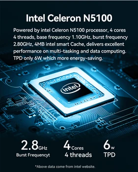 Intel Celeron N5100 Безвентиляторный промишлен мини-КОМПЮТЪР 4x COM RS232 RS485 Двоен Gigabit Ethenet Вграден 4G интернет на нещата Barebone Windows Linux