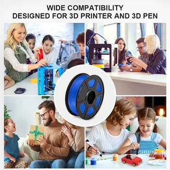 JAYO 10 бр. PLA/PETG/КОПРИНА/PLA +/Дъгова Конци за 3D-принтер 1,75 0,65 мм кг/Ролка Материали за 3D печат за 3D-принтер и 3D-химикалки