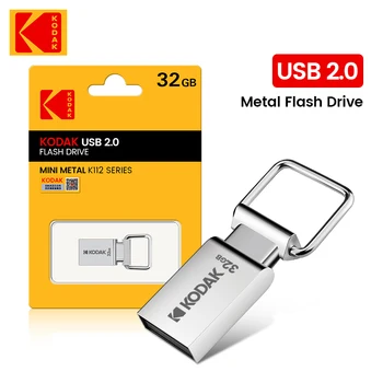 KODAK K112 Супер Мини Метален USB флаш памет от 64 GB 32 GB USB2.0 Флаш-диск, Флаш-карта Memory stick писалка-устройство Авто Ключ