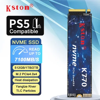 Kston 7000 Mbps SSD NVMe M. 2 2280 4 TB И 2 TB 1 TB, Вътрешен Твърд диск M2 PCIe 4,0x4 2280 SSD Диск за преносими КОМПЮТРИ PS5