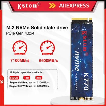 Kston 7000 Mbps SSD NVMe M. 2 2280 4 TB И 2 TB 1 TB, Вътрешен Твърд диск M2 PCIe 4,0x4 2280 SSD Диск за преносими КОМПЮТРИ PS5