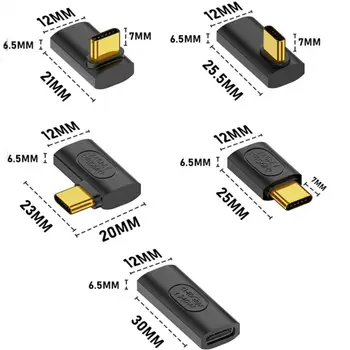 Led индикатор за мобилен телефон от мъжа към жената Пренос на данни 40 Gbit/s и USB C конвертор 240 W бързо зареждане на адаптер тип C