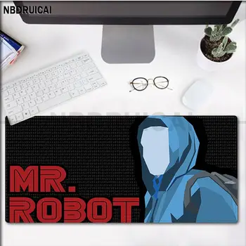 Mr Robot Обичай размер на подложка за мишка за игри мишки за лаптоп с кожата за клавиатура, подложка за мишка за подарък на човек