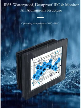 PC панел серия IP65 ключалката 19 инча I5 6200U индустриална с екран с докосване, водоустойчивым, пылезащитным Сопротивляющимся докосване