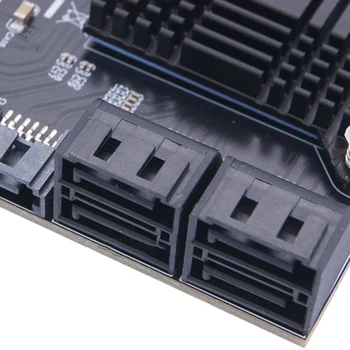 PCIE до 5-портовому контролер SATA III 6 Gb/с такса за разширяване на SATA контролер JMB585 Такса адаптер компютърно шаси