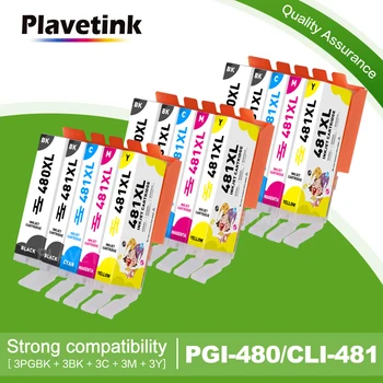 Plavetink PGI-480 CLI-481 Съвместима за Canon PGI 480 CLI 481 мастилницата PIXMA TS704 TR7540 TR8540 TS6140 TS9540 TS6240