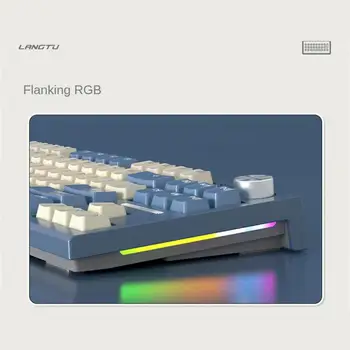 RYRA LT84 Механична Клавиатура 84 Клавишите Напълно Безударные на Жични и Безжични Клавиатура Игри С RGB Подсветка на Клавиатурата Гореща 