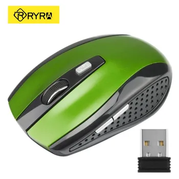 RYRA Mini 2,4 Ghz Безжична Оптична Мишка Преносим 6 Комбинации С Регулируема Резолюция DPI Gaming Мишка USB-Приемник За PC, Лаптоп