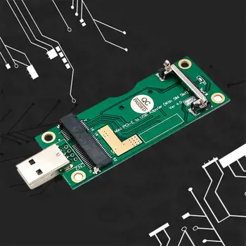 RYRA Mini PCI-E ДО USB 2.0 Карта-Адаптер с гнездо за SIM карти, SAMSUNG, HUAWEI За модул WWAN/LTE 3G/ 4G