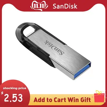 Sandisk USB 3.0 стик Оригинален CZ73 Ultra Flair 256 GB И 128 GB ФЛАШ памет 64 GB 32 ГБ16 GB Безплатна доставка usb флаш памет memory stick