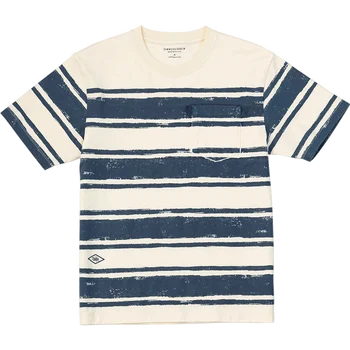 SIMWOOD 2022 Летни Нови Оверсайз Реколта Шарени тениски за Мъже От 100% памук С нагрудными джобове Плюс Размера на Върховете Качествена Марка Дрехи