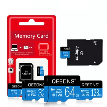 TF Карта SD Micro card 32G 16gb, 8gb Високоскоростна карта памет UHS-I 64gb 128gb 256gb 512gb U3 Mini SD Карта за Безплатен Адаптер За Камера