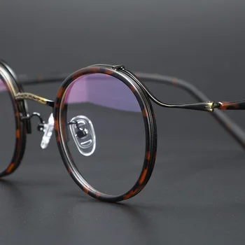 TR90 Кръгли Очила За Четене Мъжки Реколта Рамки За Очила По Рецепта на Анти-Светли Сини Очила Дамски 0 +100 150 175 250 275 375