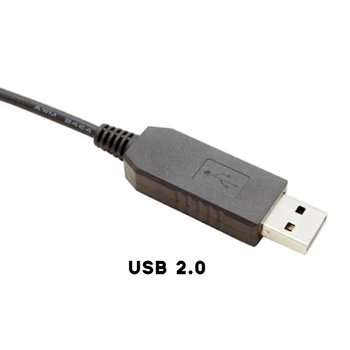 USB-4Pin PWM Линия на печалба от 5 до 12 В USB конектор за PC Фен Жак адаптер Конвертор, Кабел с превключвател
