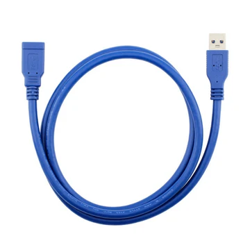 USB удължителен кабел, високоскоростни кабели USB 3.0 за Smart TV, преносим компютър PS4 Xbox, удължител за мъже и жени, удължител за пренос на данни