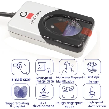 USB-четец на пръстови отпечатъци, сензорно сканиращо и регистрирующее устройство за машини за посещение на шофьорски курсове
