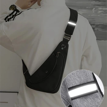 Weysfor, чанта през рамо, модни чанти през рамо за мъже, мъжки чанти през рамо, пътна спортна чанта с жак за слушалки